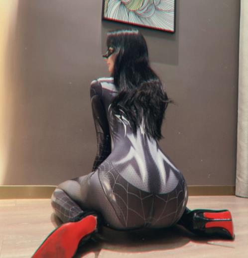 图片[2]-【极品反差婊】推特女神爱丝袜Vivian姐最新定制主题 – 蜘蛛侠美女[23P/1V/223MB]-集乐社