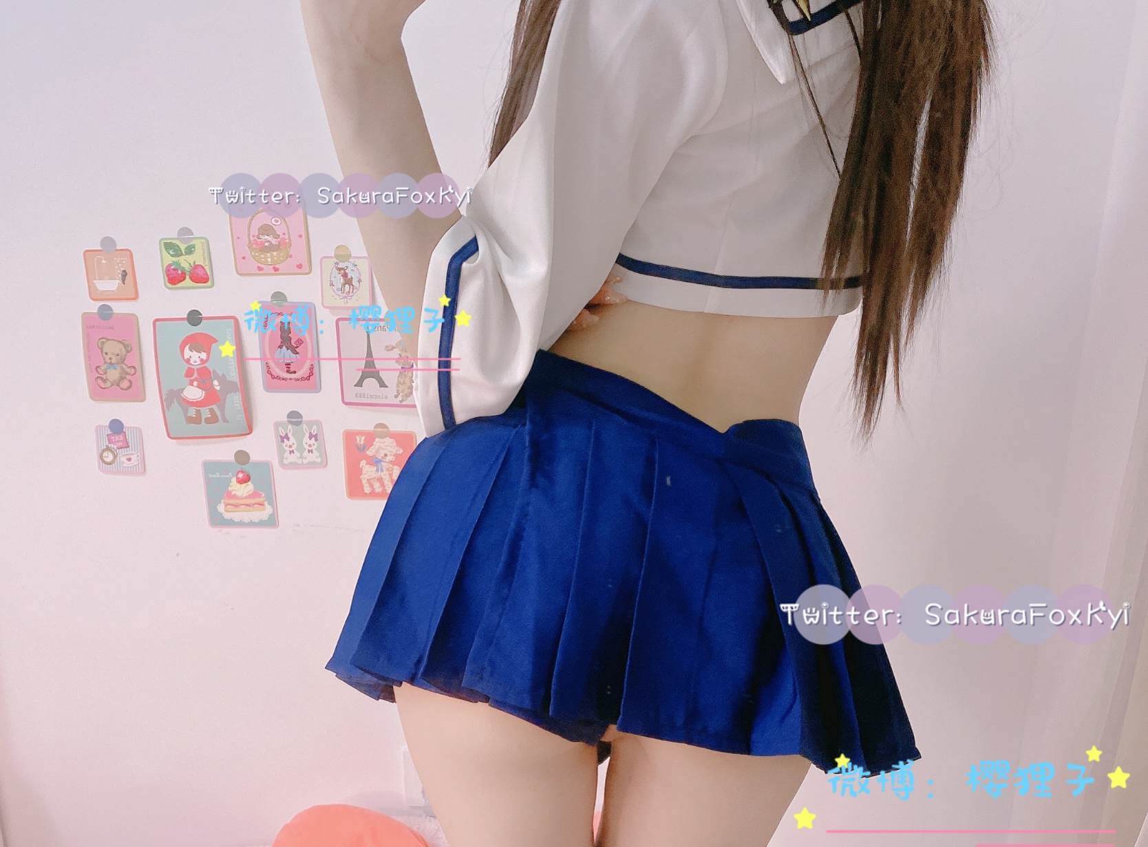 图片[1]-樱狸子 – 白丝水手服[20P/1V/202MB]-集乐社