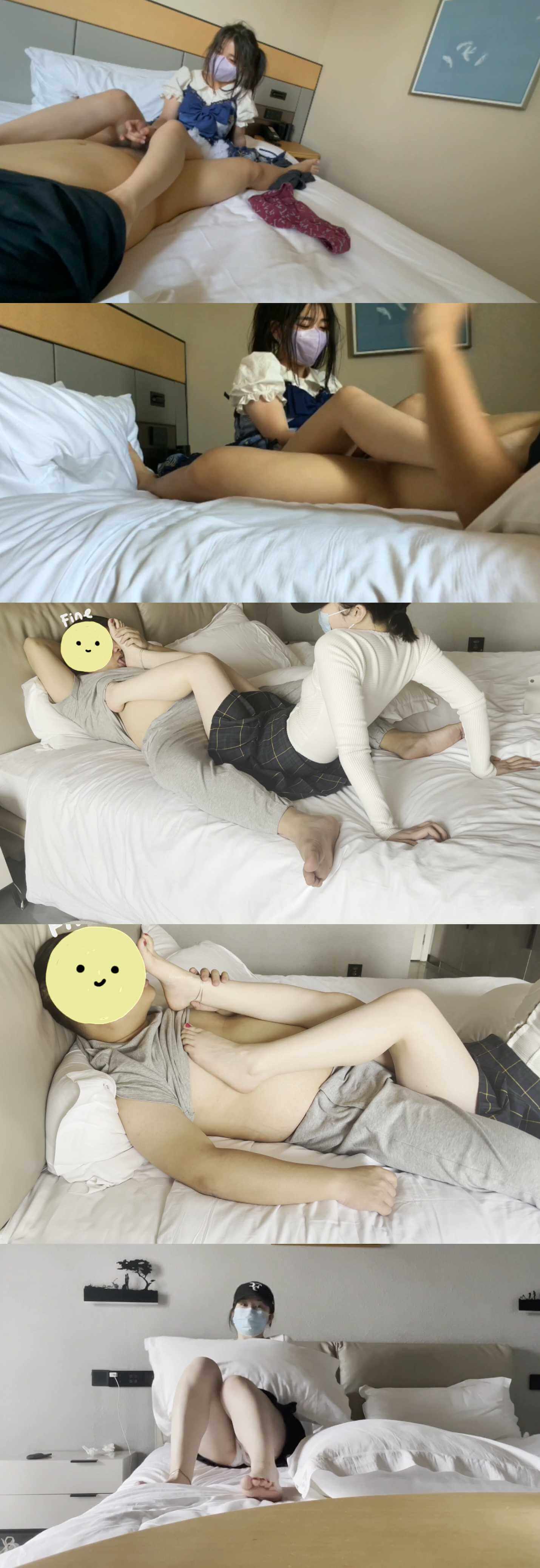 图片[1]-♓究极足控福利2♓印象足拍摄影继续玩弄2个00后嫩妹【9V/17G】-集乐社