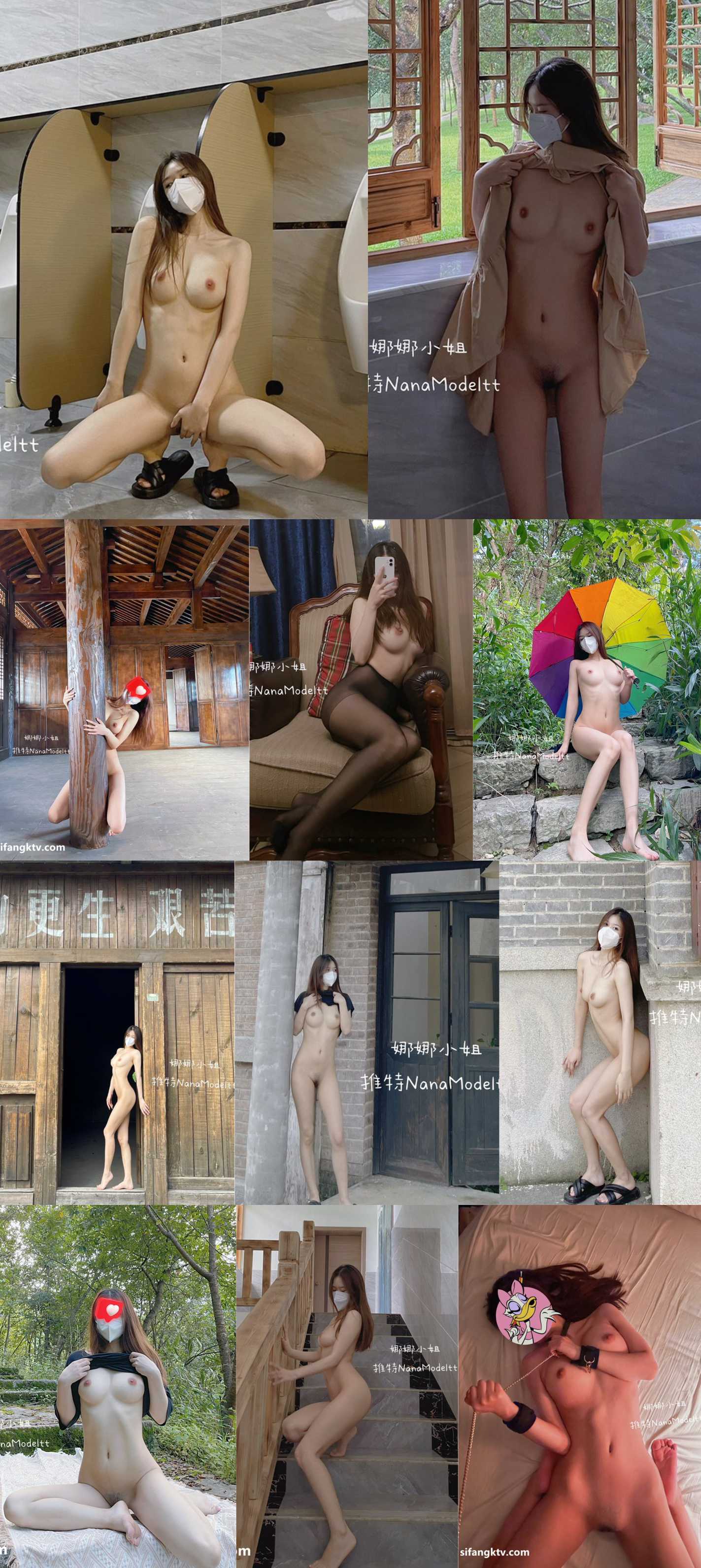 图片[1]-推特新晋女神，身材颜值俱佳的 娜娜小姐 露出视图合集【1V/181P/113.23MB】-集乐社