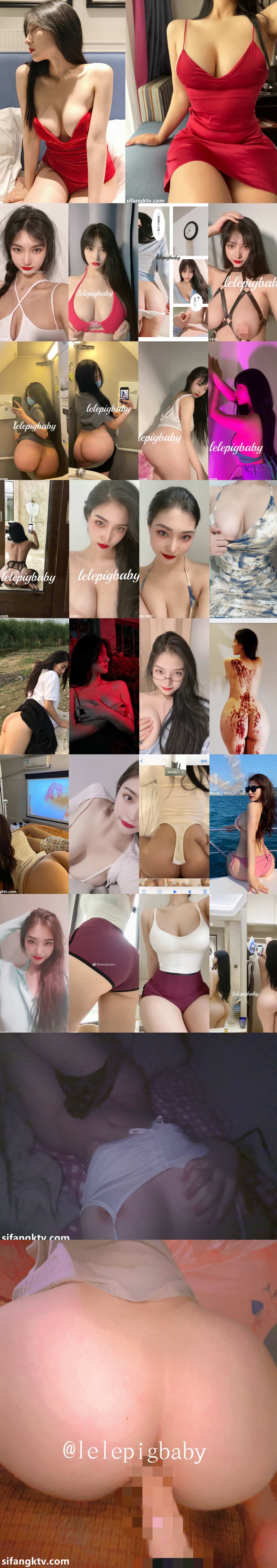 图片[1]-推特极品巨乳 lelepigbaby 合集【38V/385P/1.01G】-集乐社