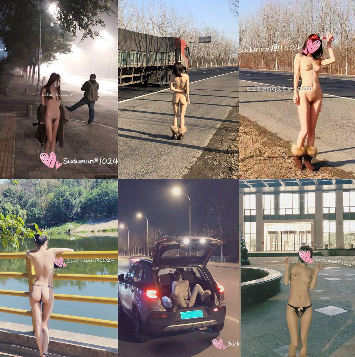图片[1]-绝美露出女神【suduman】共5套露出+私拍作品，超精品【180P/42MB】-集乐社