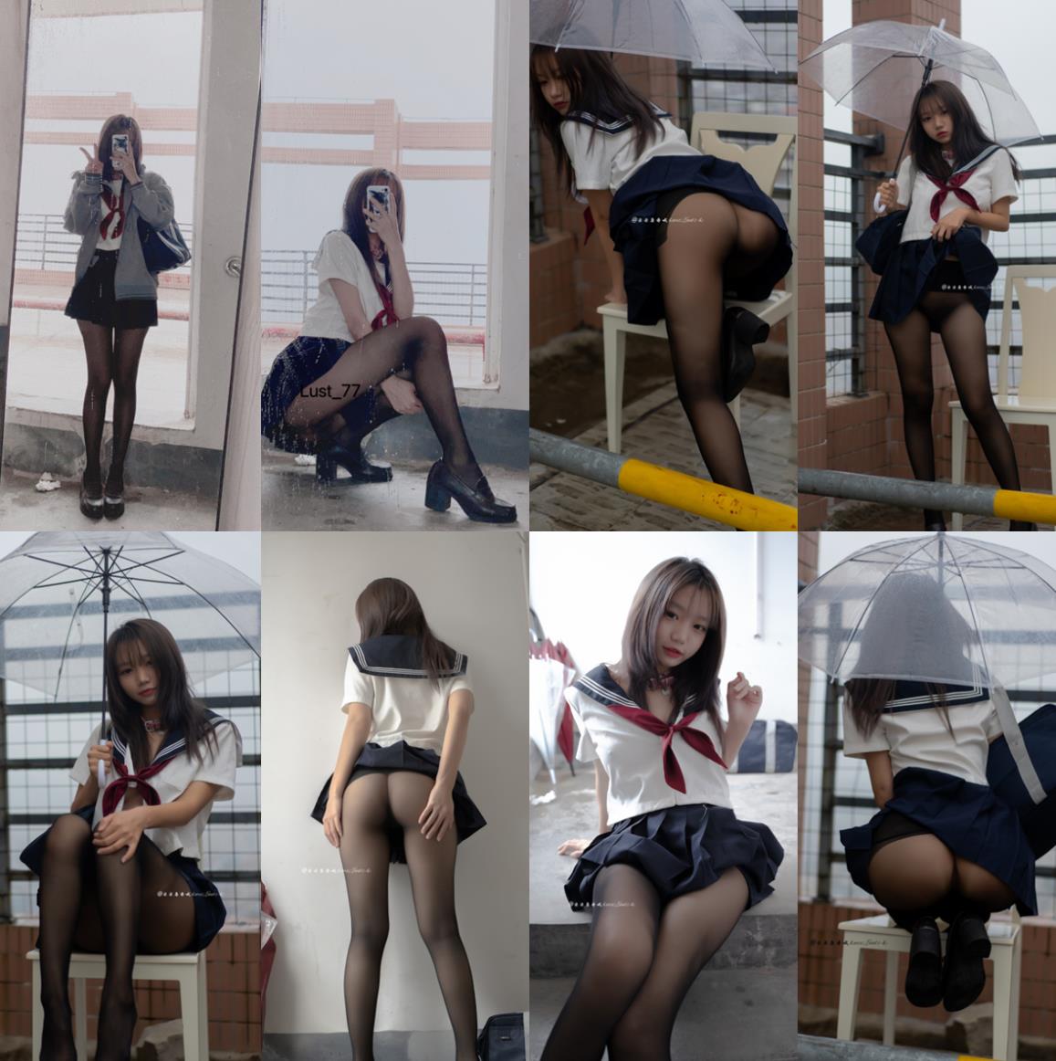 图片[1]-动漫博主柒柒要乖哦 – 天台学姐 [80P1V-926MB]-集乐社