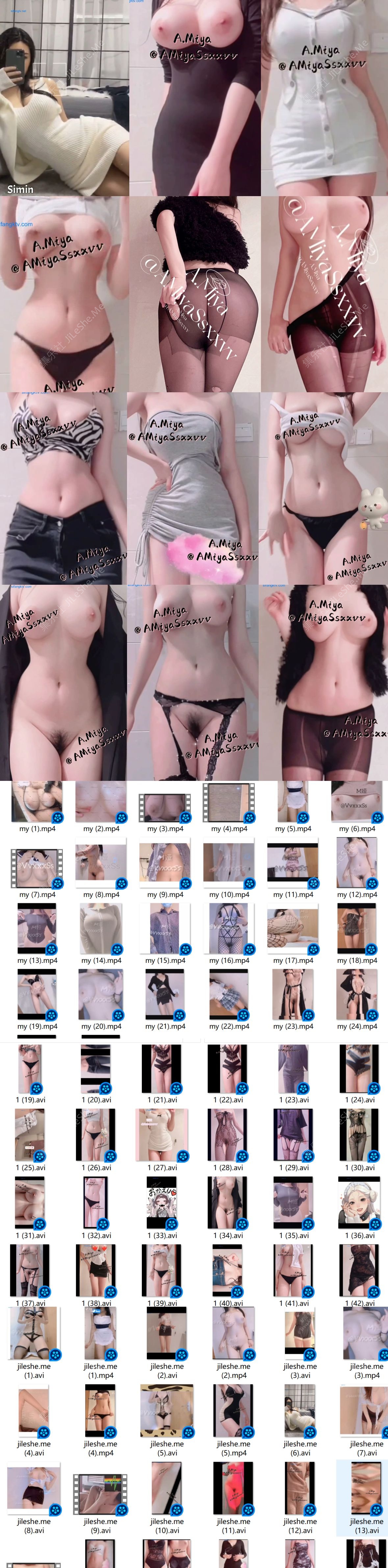 图片[1]-巨乳超S曲线推特M娅最全合集【121V/4.05G】-集乐社