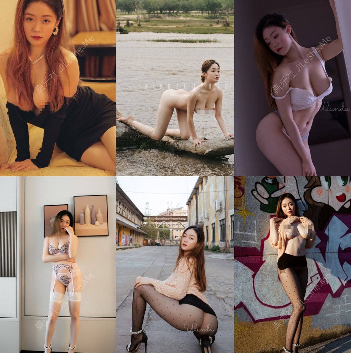 图片[1]-【极品女神】摄影师DP_ArtStudio反差系列第二弹-集乐社