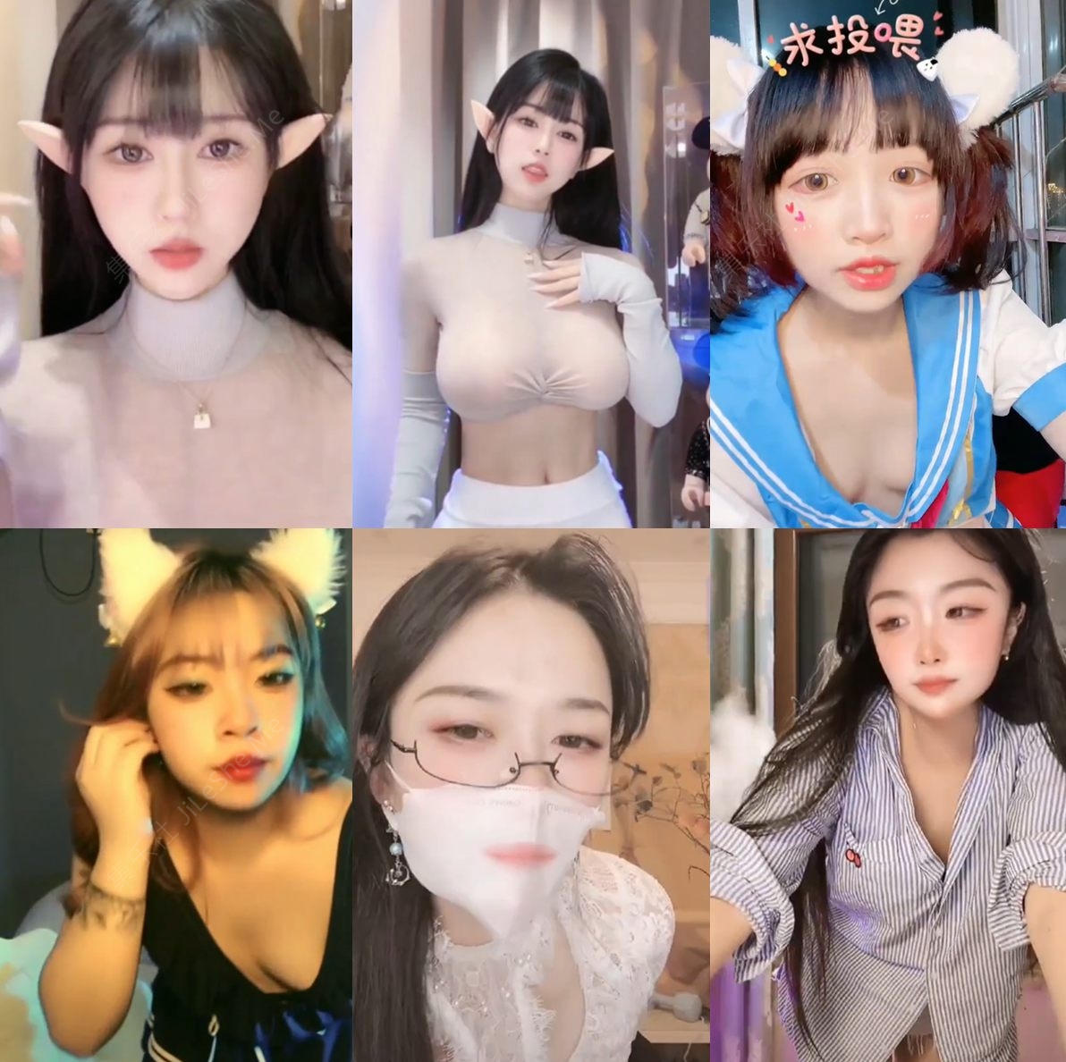 图片[1]-⭐抖音擦边:美女主播各显神通 闪现走光摸奶插逼尺度非常大【159V/1.44GB】-集乐社