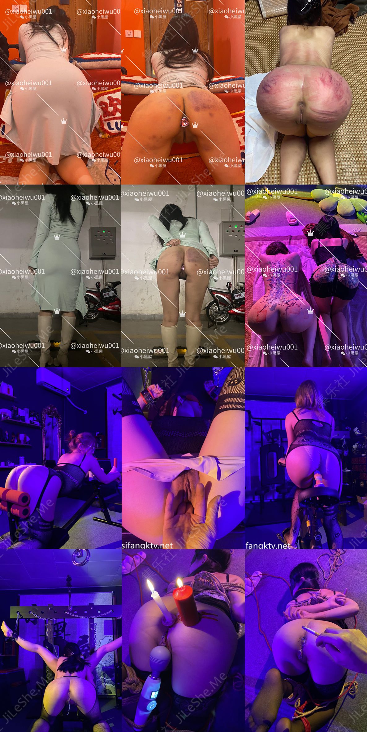图片[1]-【视觉盛宴】顶级大佬 小黑屋DOM 花式调教御姐萝莉女奴们【1.08GB】-集乐社