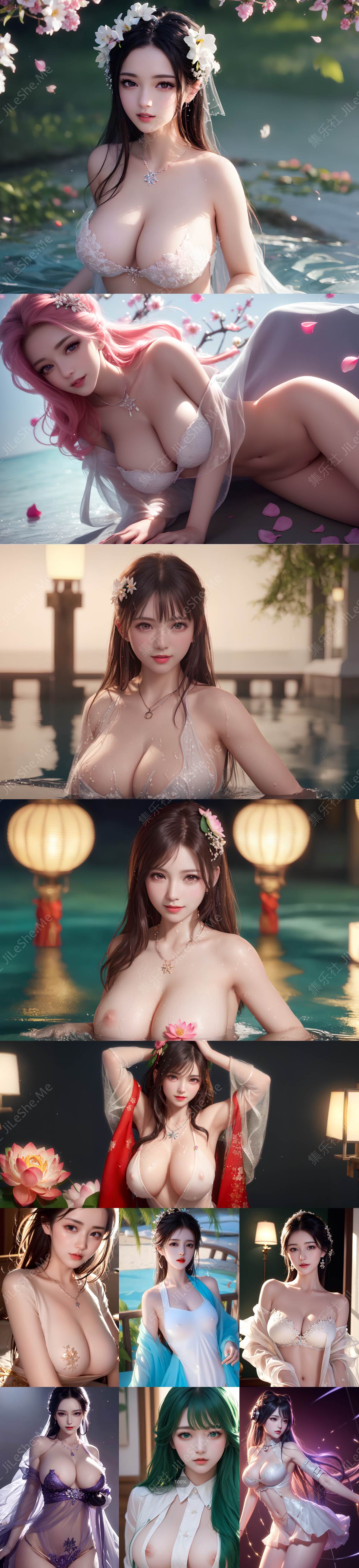 图片[1]-P站作者-大威天龙合集+p站作者-阿三哥合集【148P/537M】-集乐社