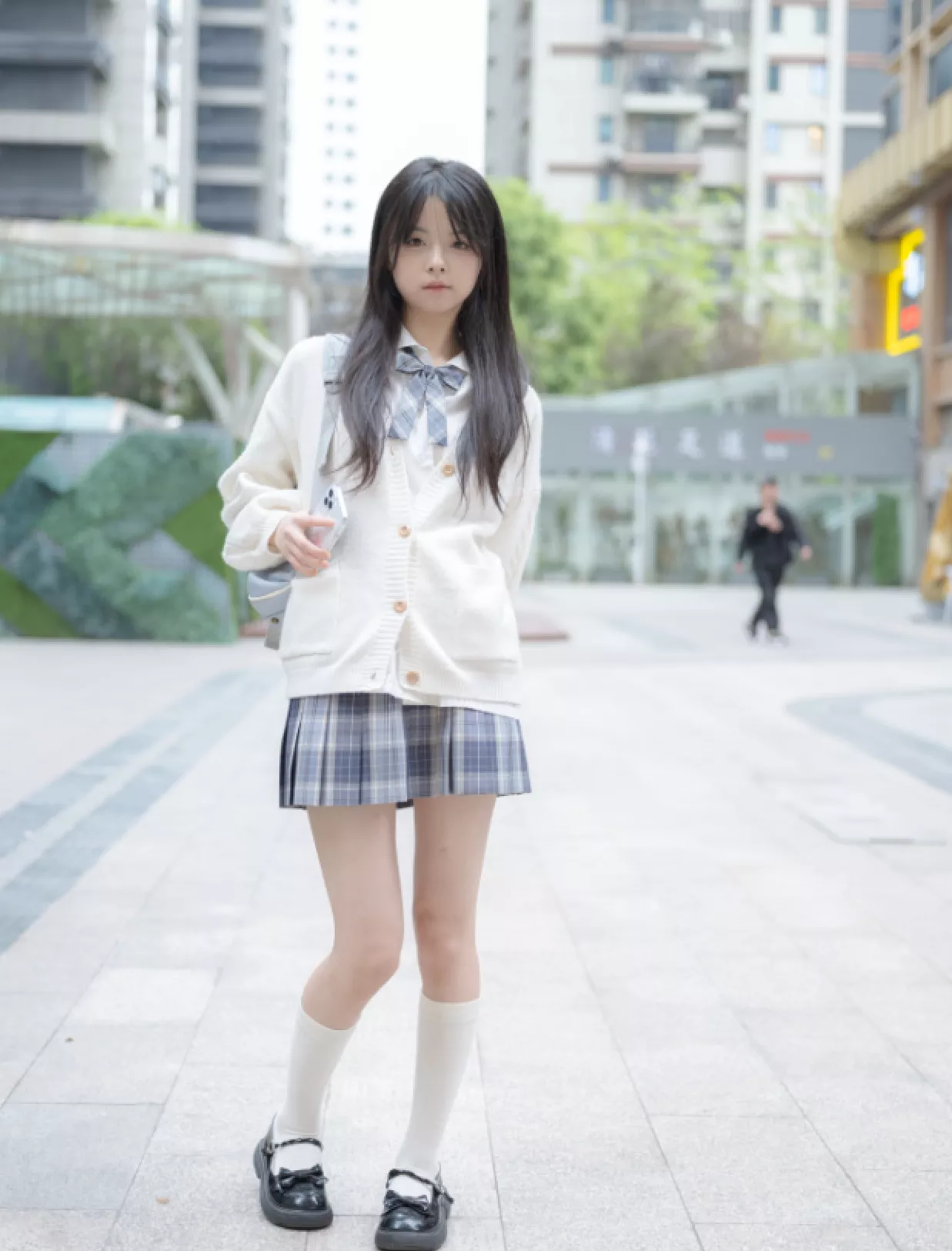 图片[2]-素人渔夫万元私定【林书辞】可爱JK风白嫩三点粉，女仆束缚全裸调教加料版【164P+2V/9.8GB】-集乐社
