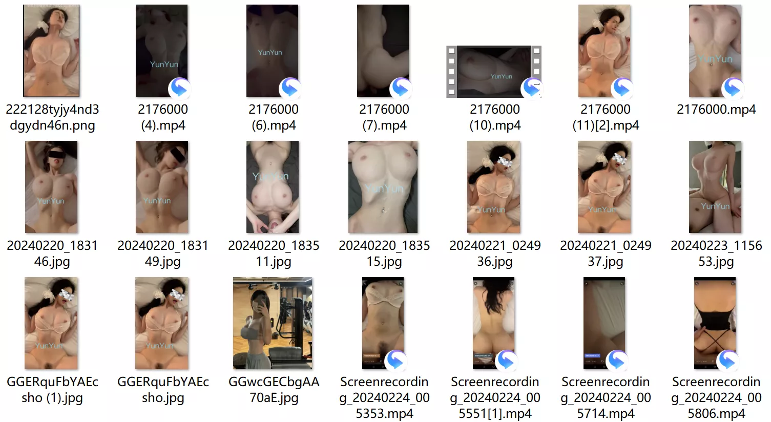 图片[5]-@yunyunshiwoya合集，女主被干的抽搐【10V+7P/345MB】-集乐社