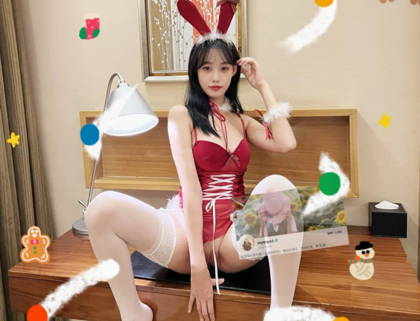 图片[1]-【重磅核弹】极品颜值女神【mympet】VIP福利合集，非推特免费资源，露出裸舞抖音风换衣啪啪，完美露脸-集乐社