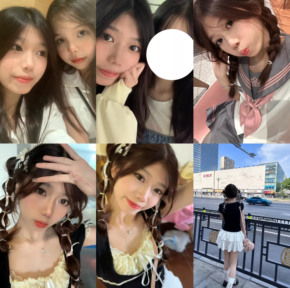 图片[1]-露脸清纯反差婊『欢欢』❤️清纯淫荡切换只在一瞬间，看似清纯背后是个渴望被大鸡巴灌满骚穴的反差婊母狗 口舌特写-集乐社