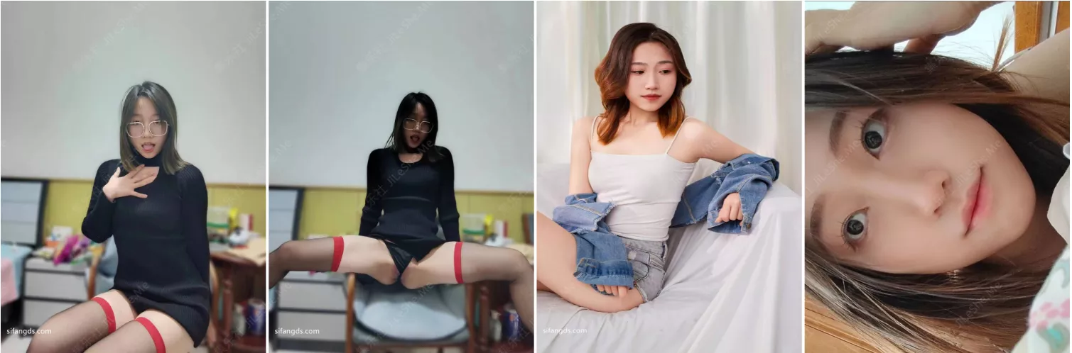 图片[2]-吉林女大学生与男友自拍泄密，高颜女主，被调教成母狗，叼狗链、道具自慰【730MB】-集乐社