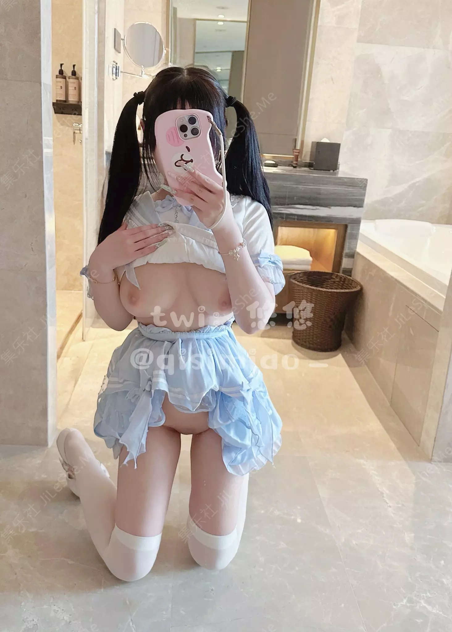 图片[5]-人小奶大小萝莉『悠悠』小小一只的女儿被主人狠狠厚乳～女仆掰开逼逼求daddy宠爱 被操的一直叫爸爸-集乐社